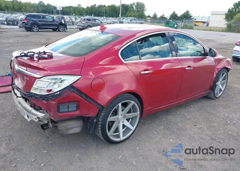2013 Buick Regal Gs from USA, damaged, VIN 2G4GV5GV4D9145385